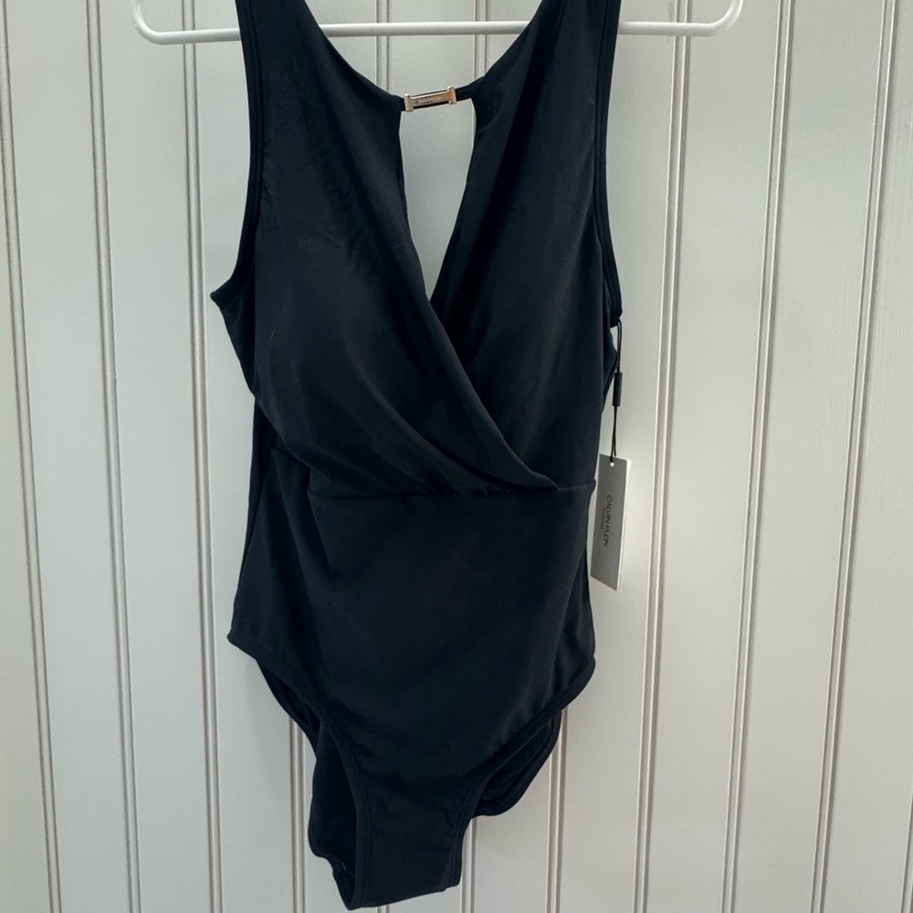 Calvin Klein Black One-Piece Swimsuit
